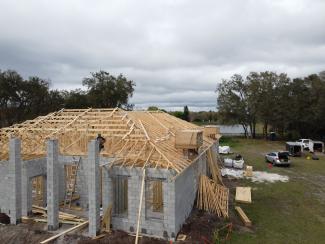 installation of Trusses